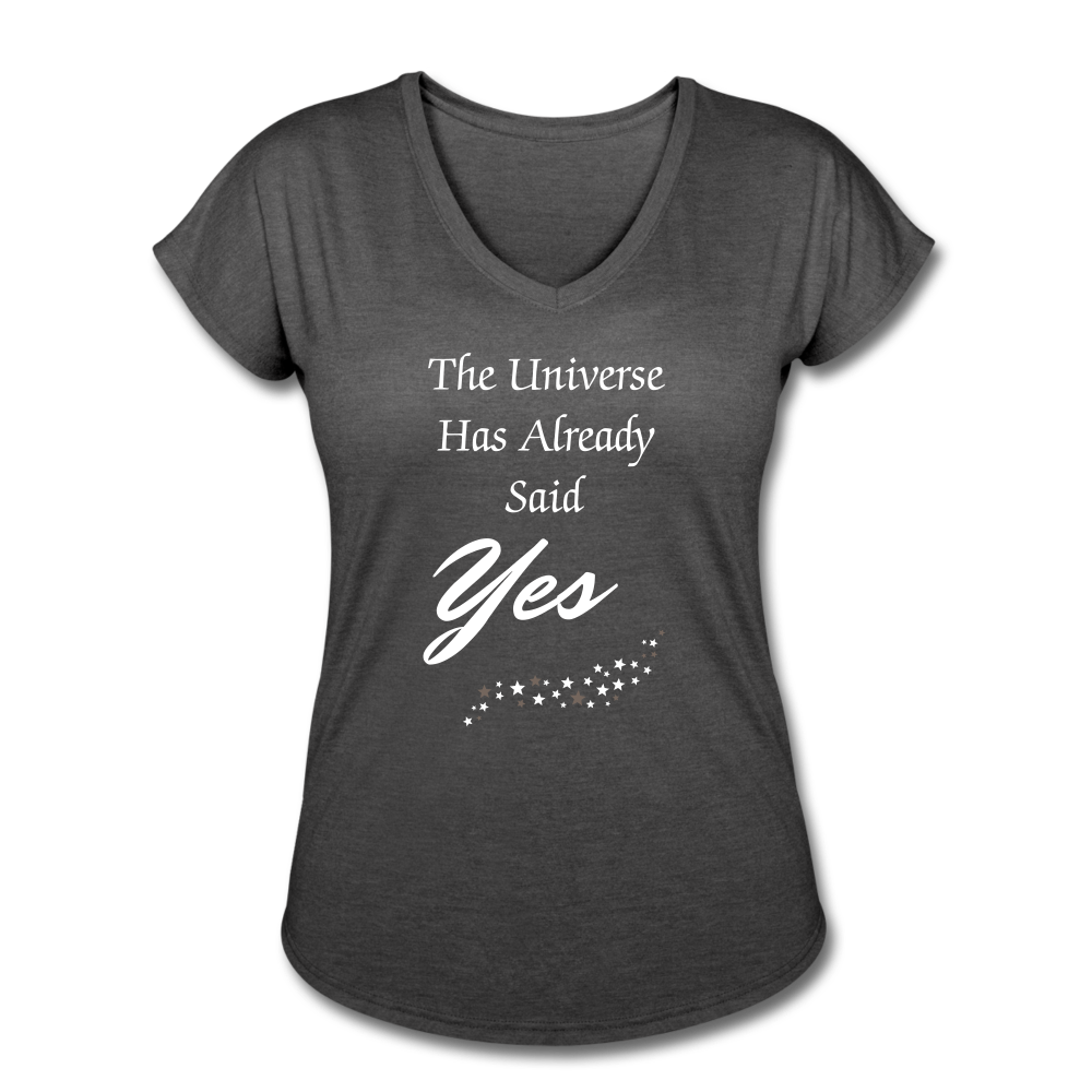 Universe Said Yes shirt - deep heather