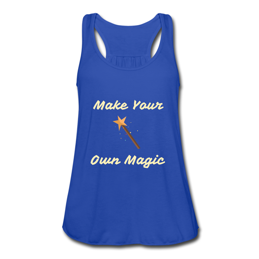 Make Your Own Magic tank top - royal blue