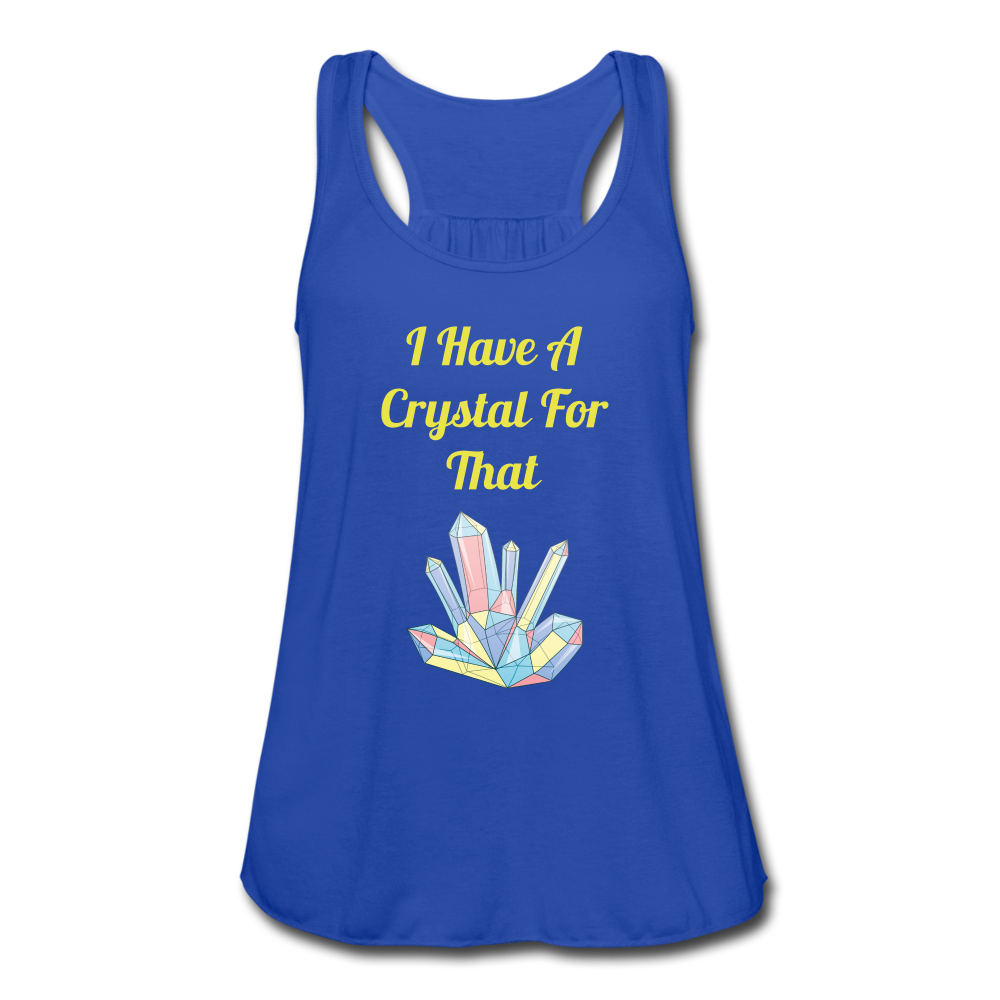 I Have A Crystal For That tank top - royal blue