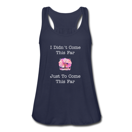 I Din't Come This Far tank top - navy