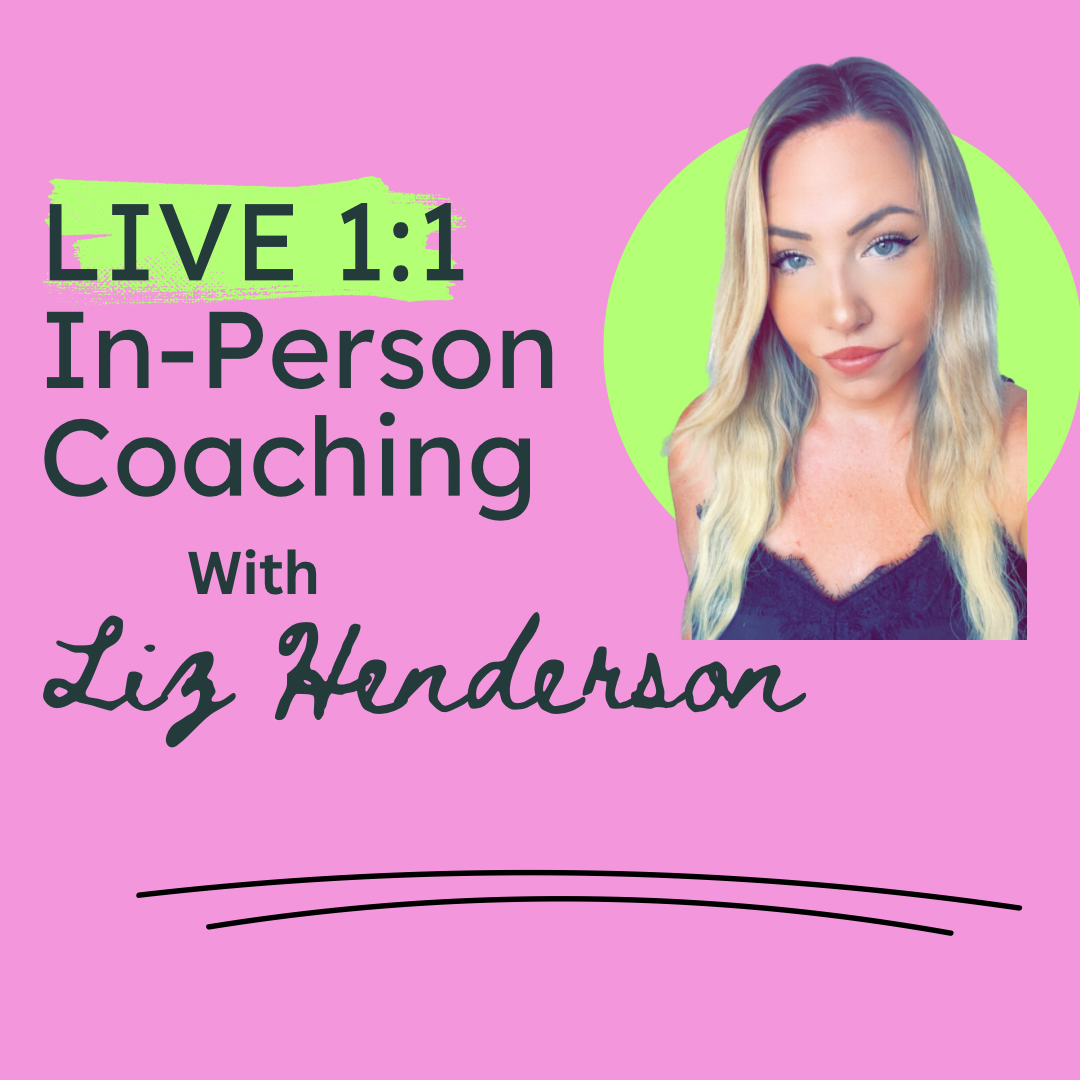 IN-PERSON Three Hour Session with Liz Henderson